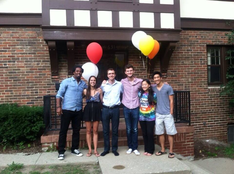 Photo of myself with Dhani Jones and the other Creators Co-Op leadership team members